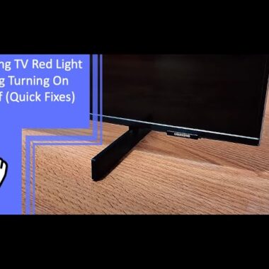 Fix Samsung TV Red Light Blinking: Troubleshooting Guide