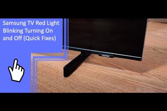 Fix Samsung TV Red Light Blinking: Troubleshooting Guide