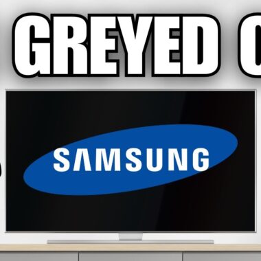 Fix Samsung TV Software Update Greyed Out: Solutions