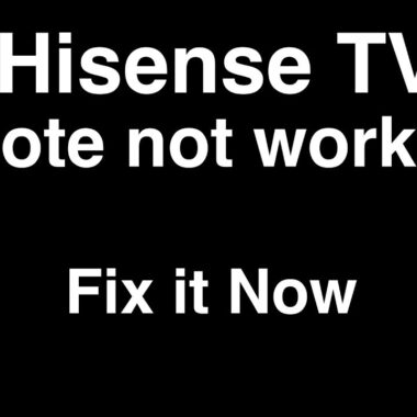 Hisense TV Not Responding to Remote or Buttons: Fix