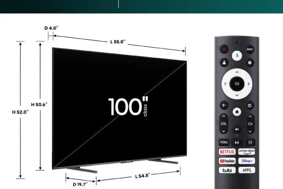 Hisense TV Weight Guide: Mounting Specifications