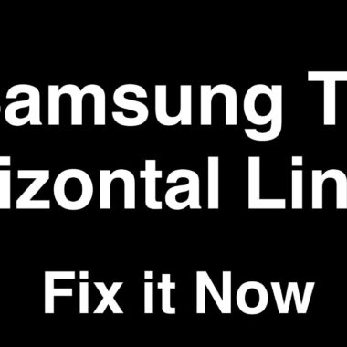 Horizontal Lines on Your Samsung TV: Fix Guide