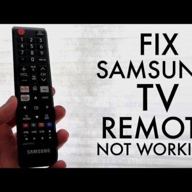 How to Fix Samsung TV Remote Not Pairing: Steps