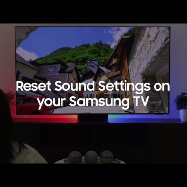 Master Samsung TV Sound Settings: Complete Guide