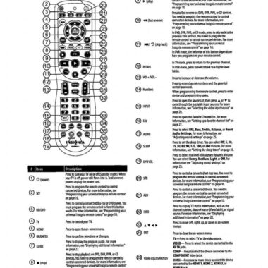 Programming Remote Codes for Insignia TV Guide