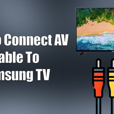 Where Do the Red White and Yellow Cables Go on a Samsung TV